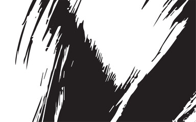 Black and white grunge texture. Monochrome background. Grunge Vector Texture. Distressed texture. Vector illustration.
