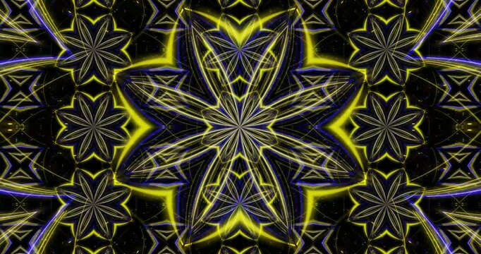 Colorful animated background and club video. Meditation video. Seamless loop. Loop