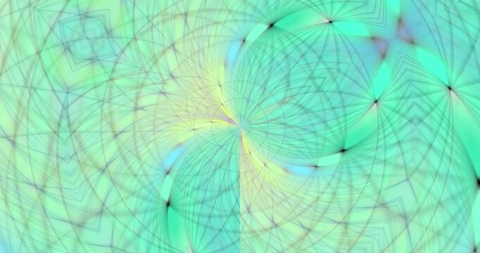 Colorful animated background and club video. Meditation video. Seamless loop. Loop