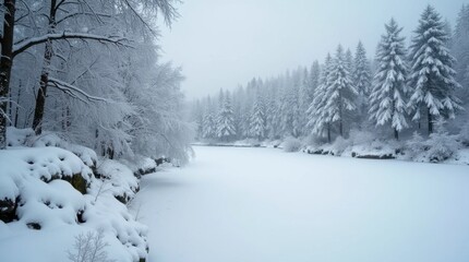 Fototapeta premium Frozen Winter Wonderland