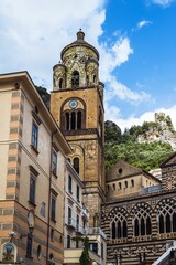 Cathedral of St Andrew Apostle, Amalfi, Salerno, Campania, Italy, Europe