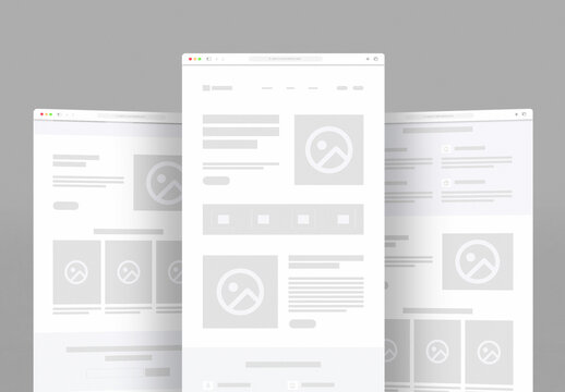 Landing Page Wireframe Template