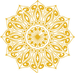 Beautiful flower art and mandala vector design