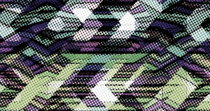 Colorful animated background and club video. Meditation video. Seamless loop. Loop