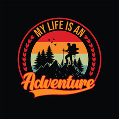 Mountain t-shirt design, Outdor t-shirt design