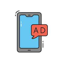 advertisement vector icon