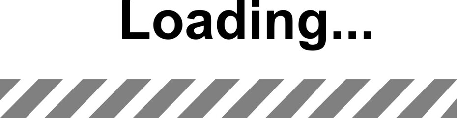 Loading bar icon. Loading bar progress icon, load sign vector illustration isolated on transparent backgrounds. System software update and upgrade concept load sign. Download progress icon.