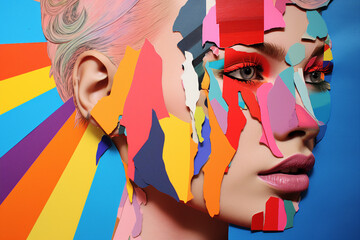 Obraz premium Created with generative AI LGBT theme picture gay pride month human respect
