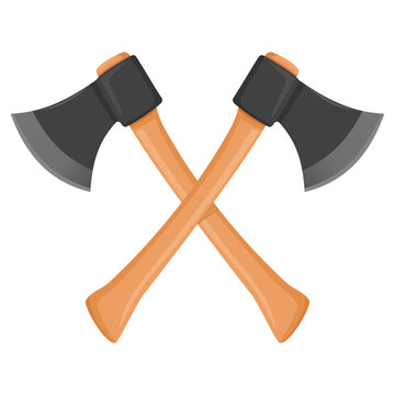 Crossed Axes clip art preview