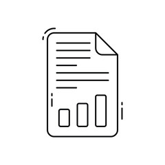 seo report vector icon