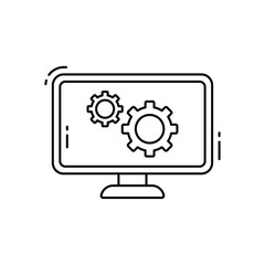 web development vector icon