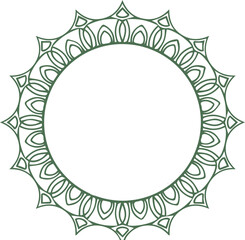 Beautiful flower art and mandala vector design