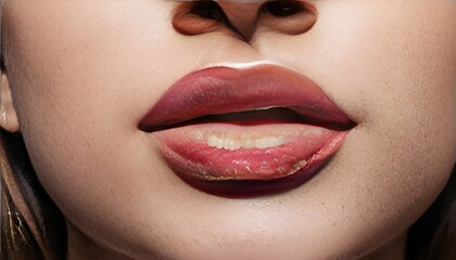 Fototapeta premium Women lips 