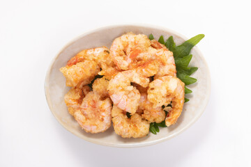 天然エビの唐揚げ