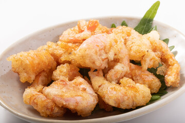 天然エビの唐揚げ