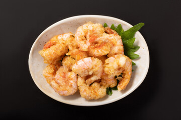 天然エビの唐揚げ