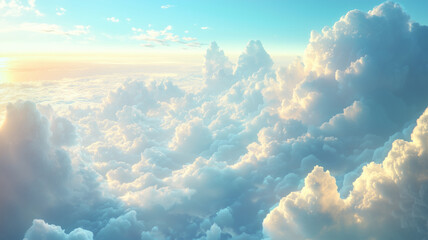 青空に広がる巨大な積雲