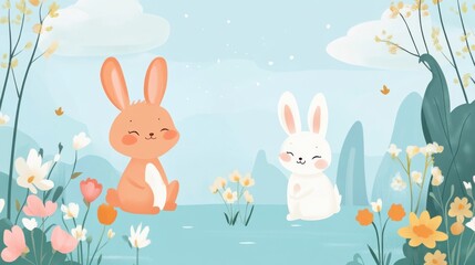 Whimsical Wildlife: Simple Cartoon Animal Illustrations