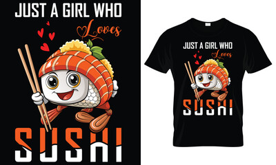 Sushi funny t-shirt design