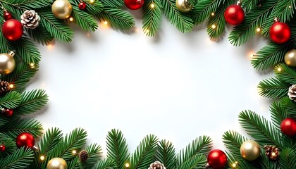 Festive New Year’s Eve Background on White