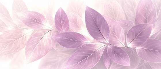 Purple leafy plant with a white background. The leaves are very delicate and have a glittery appearance