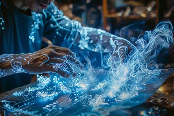 Crafting motion and lighting effects in 3D animation