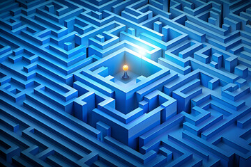 Navigating the Labyrinth. A 3D Maze Puzzle