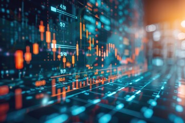 A close-up of a computer screen showing rows of numbers, ideal for use in presentations or documents about data analysis, finance, or statistics