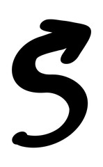 Naklejka premium Hand drawn arrow vector icons. Doodle sketch black arrow design for business plan and education.