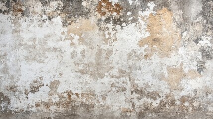 Naklejka premium Textured wall background with plaster and putty layers showcasing rustic, weathered design ideal for creative and architectural projects