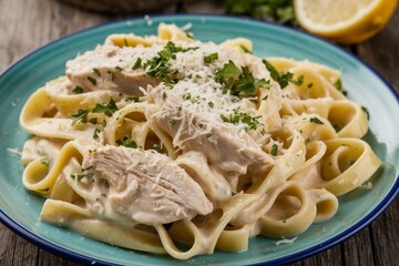 Chicken Alfredo pasta