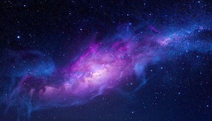 Fototapeta premium Colorful space galaxy cloud nebula. Stary night cosmos. Universe science astronomy