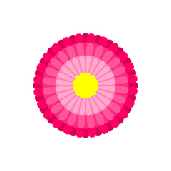 pink flower vector