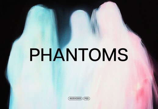 Phantoms Abstract Backgrounds WIth Generative AI