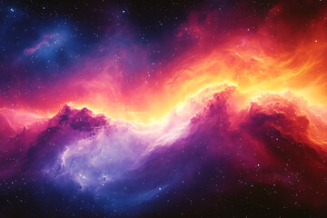 Fototapeta premium Colorful space galaxy cloud nebula. Stary night cosmos. Universe science astronomy. Supernova background wallpaper