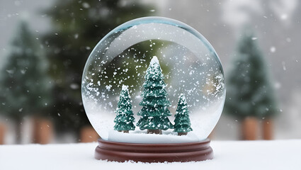 A Christmas Snow Globe.