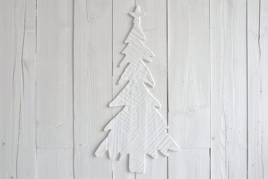 Christmas Home Decor: White Tree and Winter Pine Cone Arrangement&ndash; Ideal for Holiday Promotions
