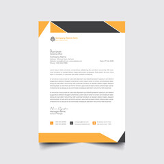 Letterhead design Template 