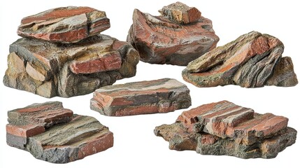 Artificial stone decoration for aquarium or terrarium