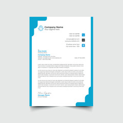 Letterhead design Template 