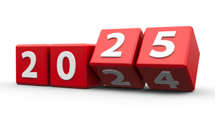 Red cubes 2025
