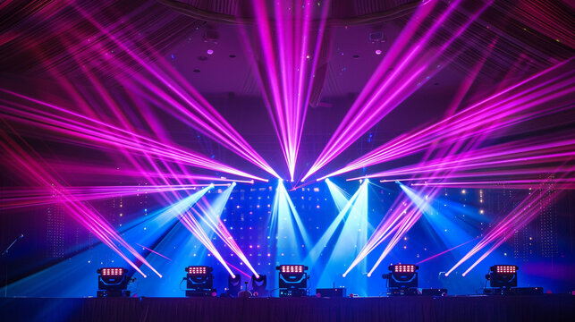Modern youth laser show