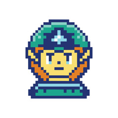 Obraz premium unique modern pixel art app website icon logo vector art design 