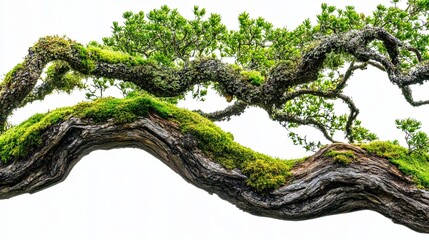 Moss Covered Tree Branch