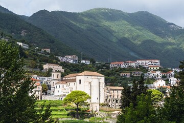 Obraz premium Ravello, Amalfi Coast, Tyrrhenian Sea, Salerno, Campania, Italy, Europe