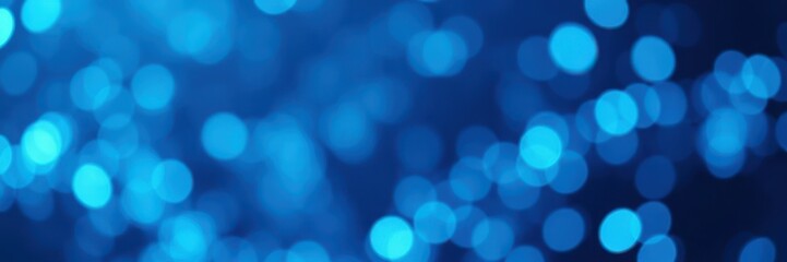 Bright blue bokeh background creates a dreamy atmosphere for various artistic applications