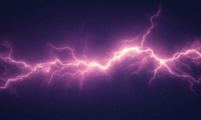 Fototapeta premium Lightning animation with sparks showcases a powerful and dangerous thunderbolt, emitting bright energy effects and dynamic electricity.