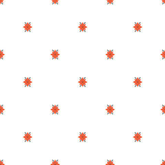 Floral Winter Seamless Vector Pattern Design