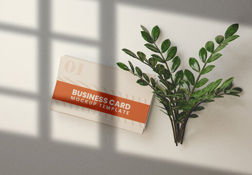 Identity Card Stack Mockup