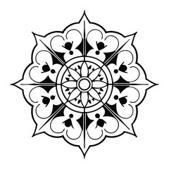 Mandala Design, Vector, Illustration